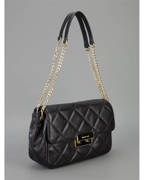 gold quilted michael kors bag|Michael Kors soho large bag.